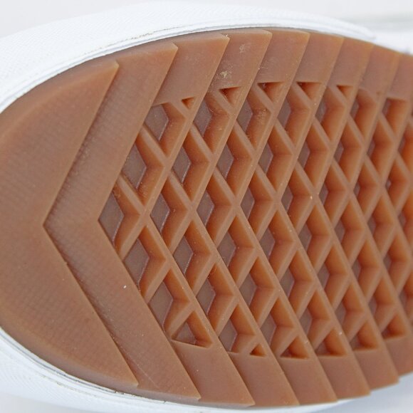 Vans Old Skool Grey Stacked Emboss Check Sneakers: Size 9 - Picture 5 of 8